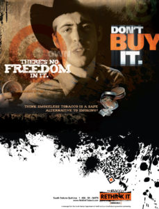 Picture of There's No Freedom in It Cowboy color ad