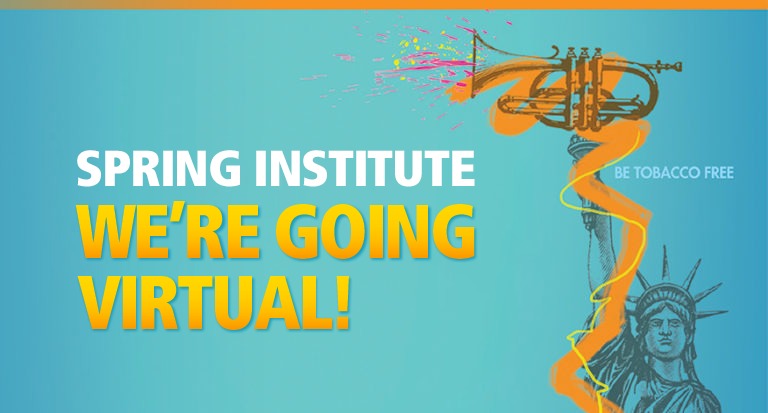 an illustration of a virtual spring institute
